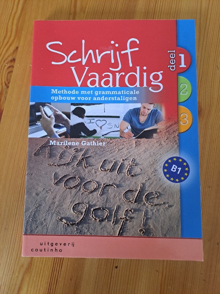 Nt2 boek Schrijfvaardig deel 1, Ophalen of Verzenden, Beta, Zo goed als nieuw, Overige niveaus