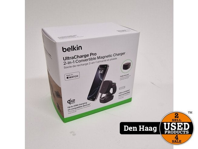 Belkin UltraCharge Pro 2-in-1 magnetische oplader | Nieuw, Belkin, Nieuw, Support@belkin.com, 12045 E. Waterfront Drive
Playa Vista, CA 90094
United States