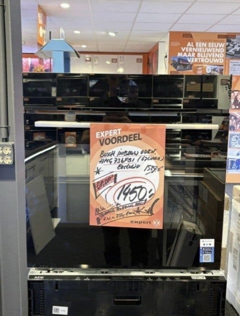 BOSCH HMG73BF31 INBOUW OVEN 60CM ACTIE, 60 cm of meer, Nieuw, Heteluchtoven, Inbouw