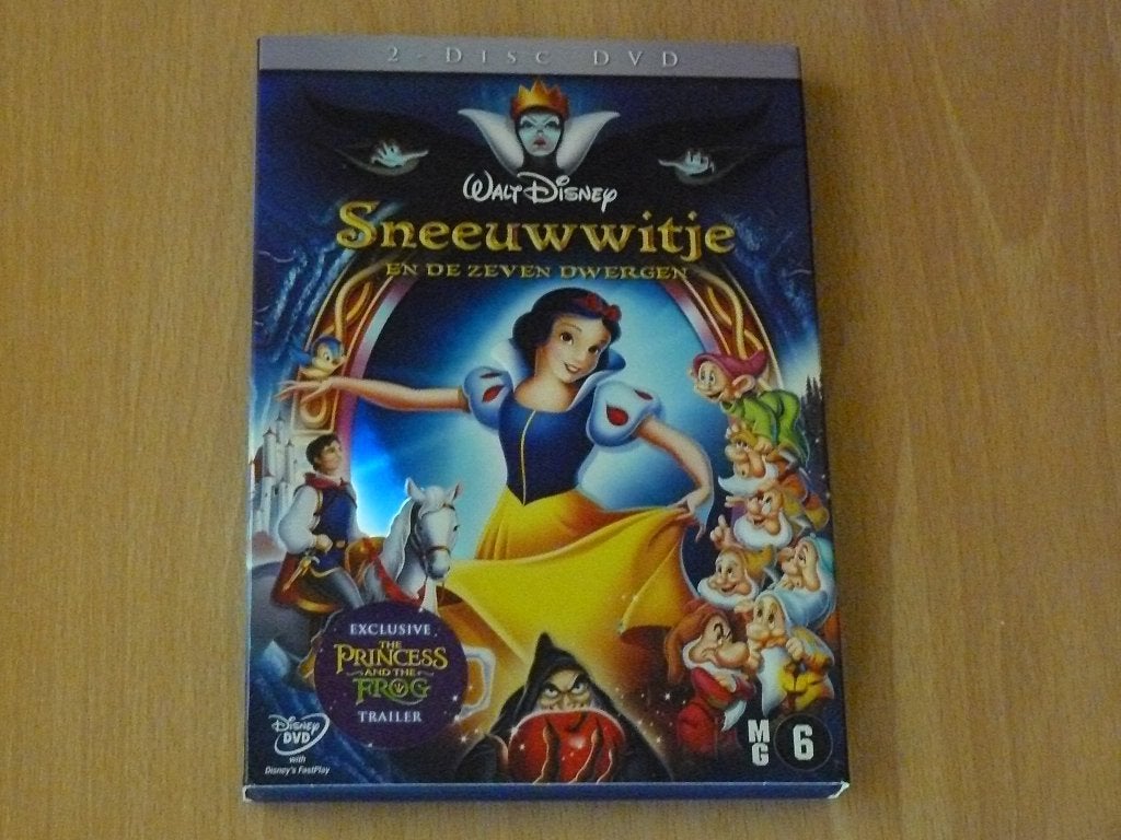 2 Dvd Sneeuwwitje , Walt Disney, Alle leeftijden, Verzenden, Gebruikt, Amerikaans