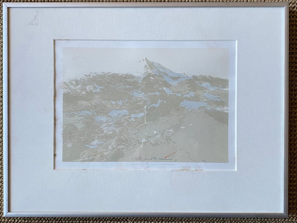 The North Sea, Zeefdruk, Ophalen of Verzenden, Dieren en Natuur, Gesigneerd
