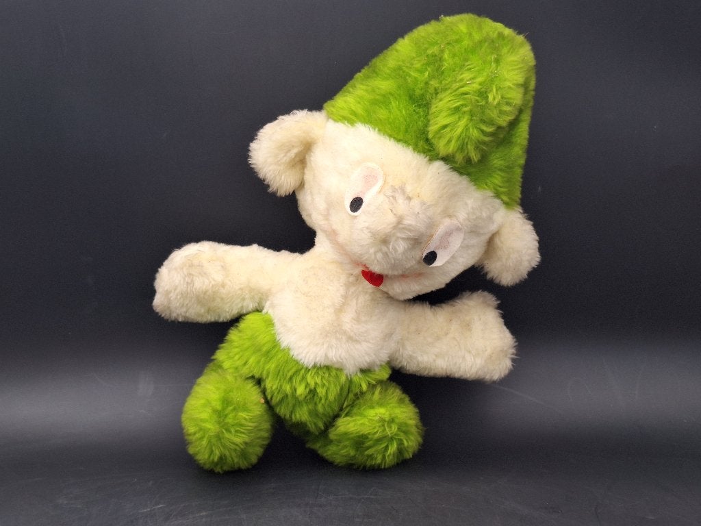 oude groene smurf, jaren 60, Verzamelen, Ophalen of Verzenden, Zo goed als nieuw, Overige typen, Steiff