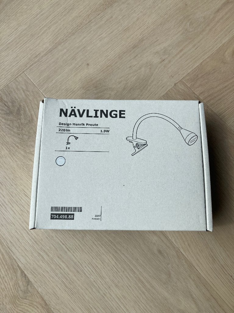 Twee keer Led klemspot Navlinge van Ikea, Met schakelaar, Ophalen of Verzenden, Zo goed als nieuw, LED