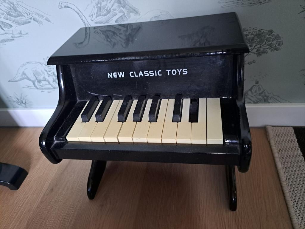 New Classic Toys Piano zwart (kind), Ophalen, Gebruikt, Zwart, Piano