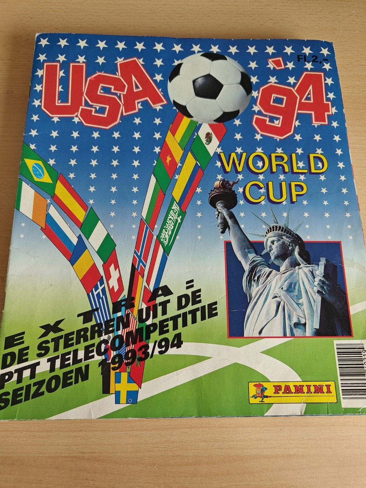 Panini USA '94 album compleet met handtekeningen, Ophalen of Verzenden