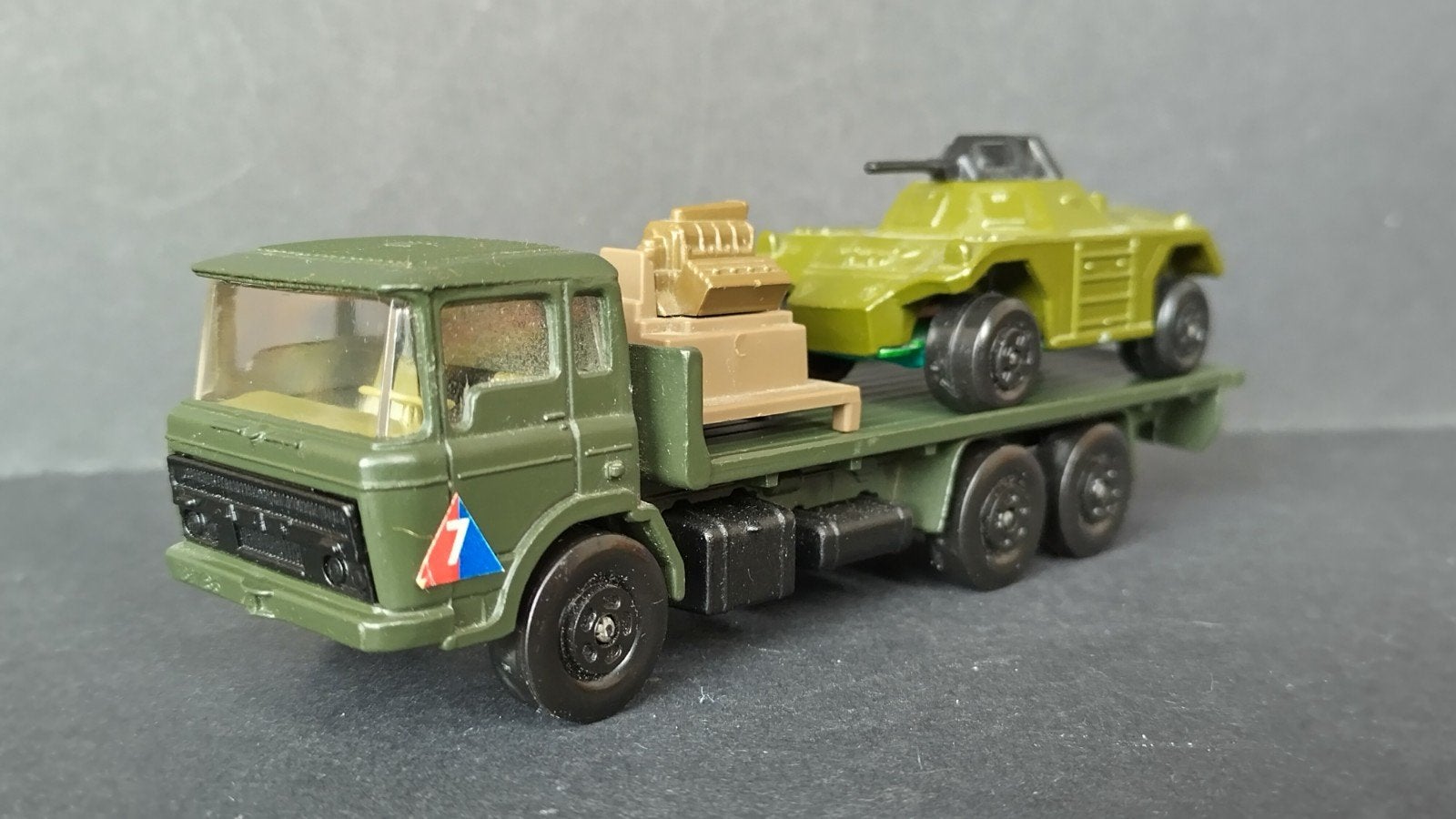 Daf 2000 Army Waesel Matchbox Superkings Pol, Verzenden, ., Zo goed als nieuw, Bus of Vrachtwagen