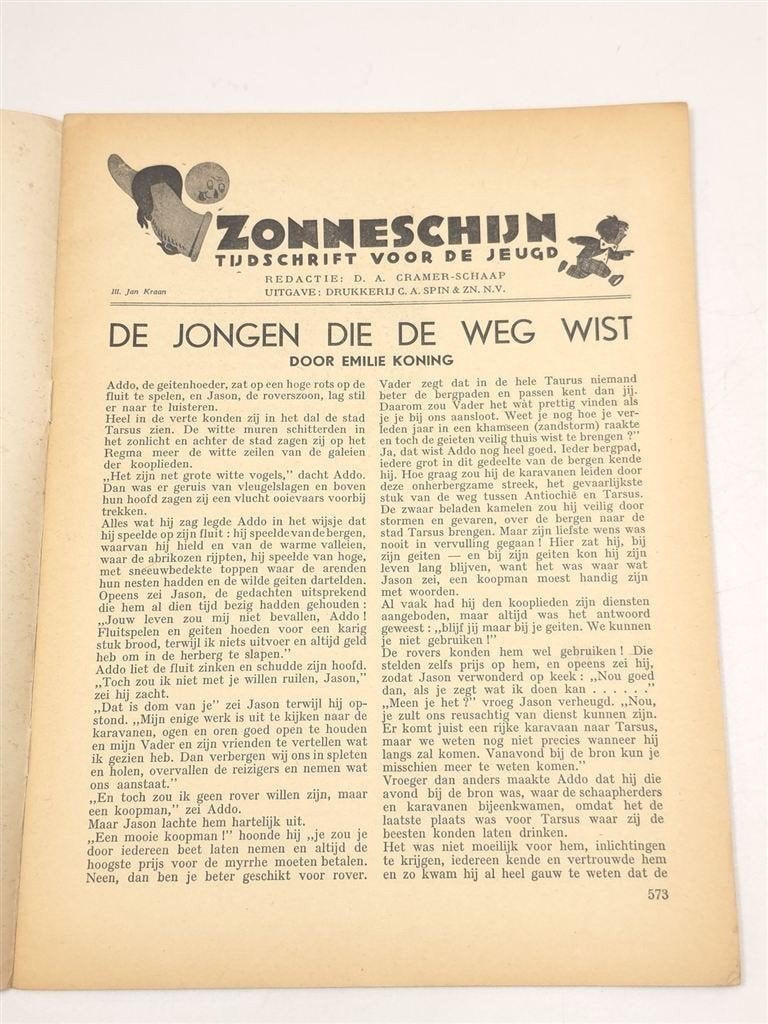 Zonneschijn 1940 Nr 19 — Weekblad Kiekeboe Vintage, Ophalen of Verzenden, Gelezen