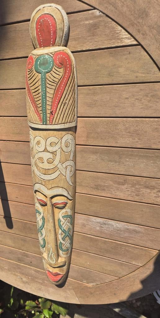 Houten masker decoratief, Ophalen of Verzenden