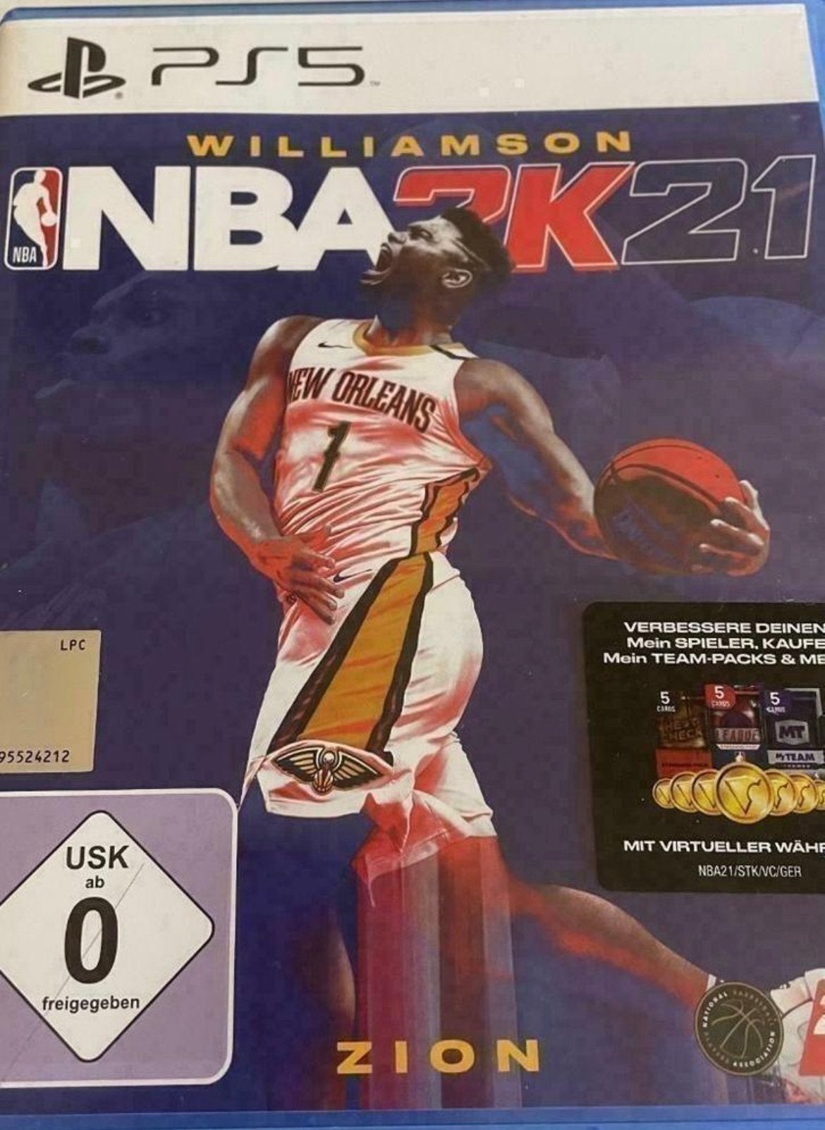 Nba 2K 21 Ps5/Playstation 5, Verzenden, Zo goed als nieuw