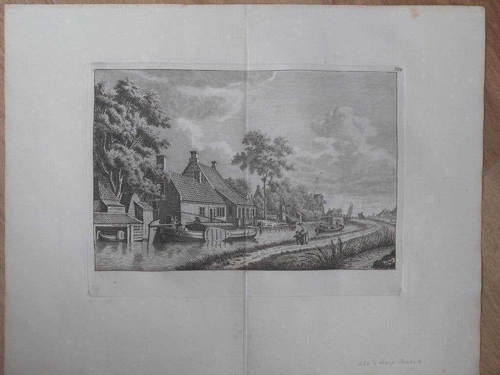 320 / Dorp Baard in Friesland Unieke Avant le lettre uitgave, Ophalen of Verzenden