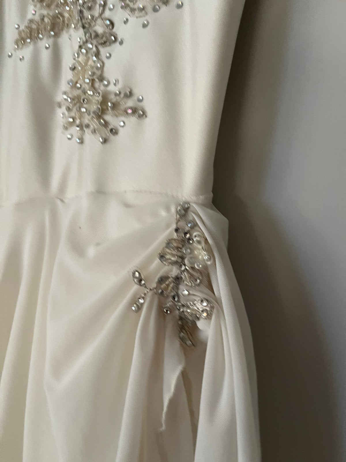 Schaatsjurkje  rolschaatspakje mt 152 met Strass en Bloemen, Ophalen of Verzenden, Zo goed als nieuw, Kinderen, Overige typen