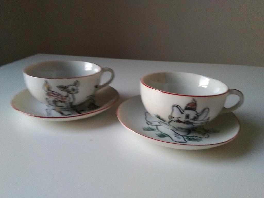 serviesdelen vintage poppenservies hertje olifant, Antiek en Kunst, Antiek | Speelgoed, Ophalen of Verzenden