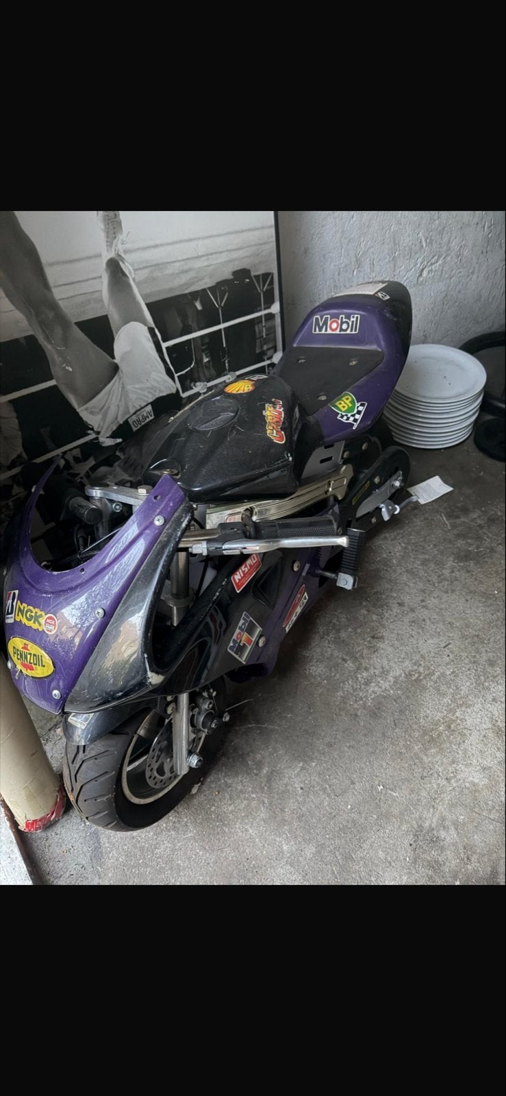 Minibike defect - voor de handige klusser, Fietsen en Brommers, Minibikes, Midibikes en Pitbikes, Gebruikt, Overige typen, Ophalen