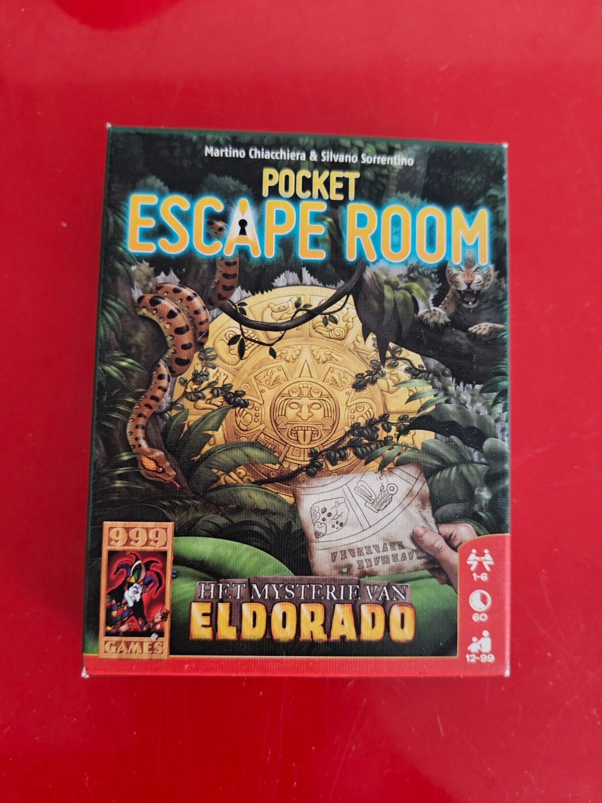 Pocket escape room het mysterie van eldorado, Hobby en Vrije tijd, Gezelschapsspellen | Kaartspellen, Ophalen of Verzenden, Zo goed als nieuw