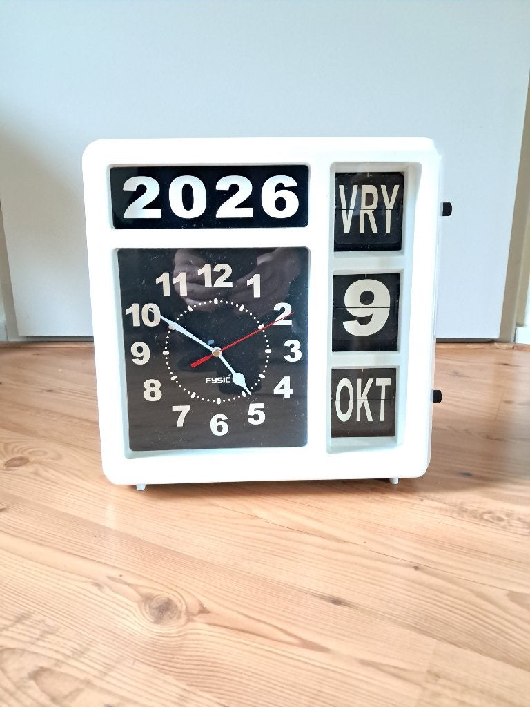 Analoge kalenderklok voor senioren, Ophalen of Verzenden, Zo goed als nieuw, Overige merken, Overige typen