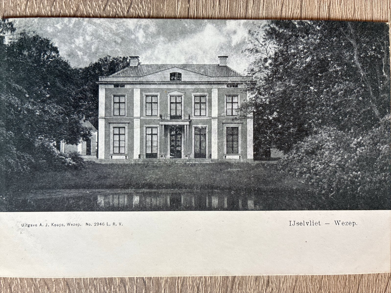 Oude ansichtkaart: Huis IJsselvliet, Wezep (Gelderland), Ophalen of Verzenden, Voor 1920, Gelopen, Gelderland