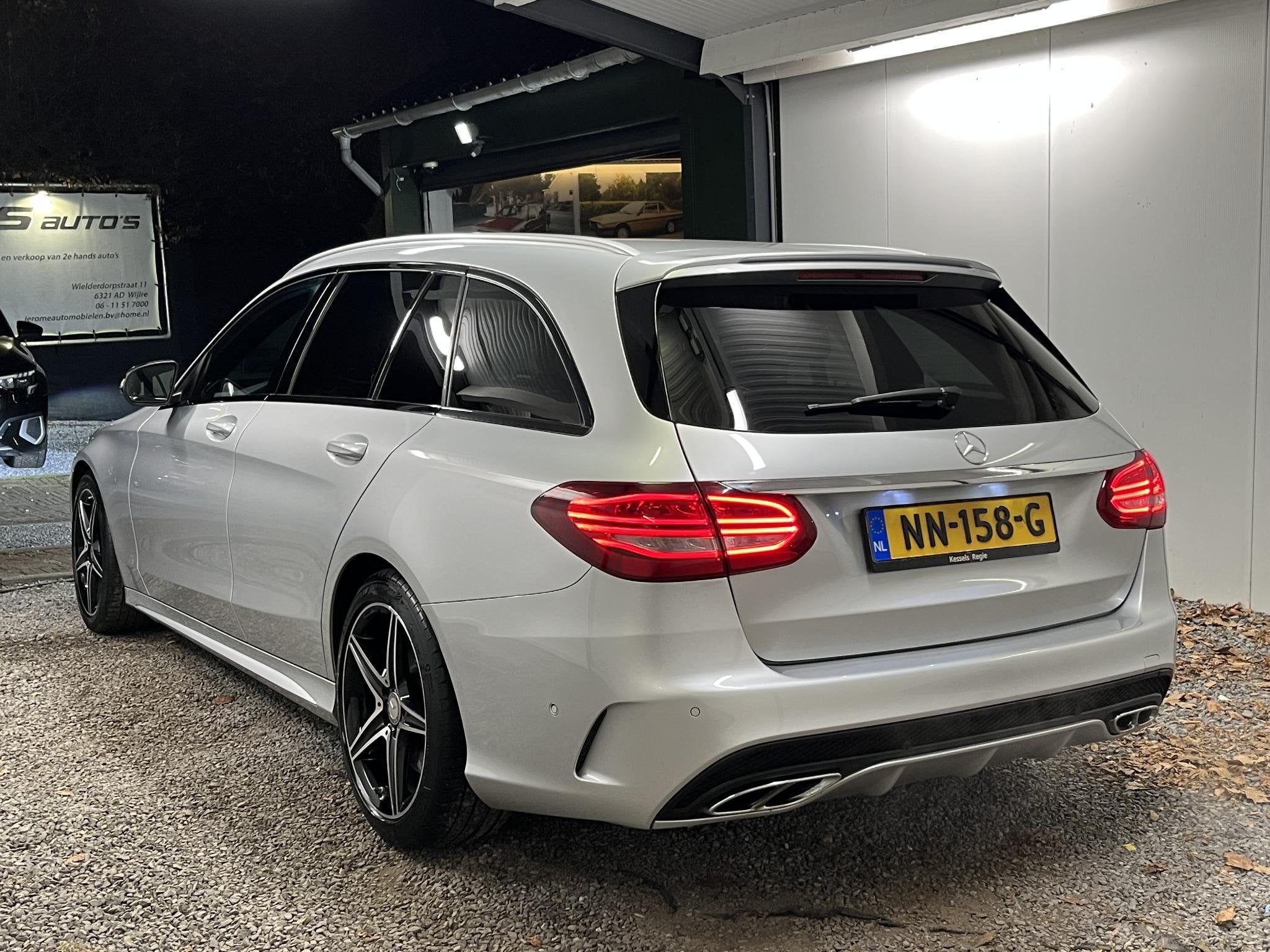 Mercedes-Benz C43 AMG Estate 450 4MATIC 368PK 5-2015 LED PAN, Auto's, 367 pk, 2996 cc, Leder, Vierwielaandrijving
