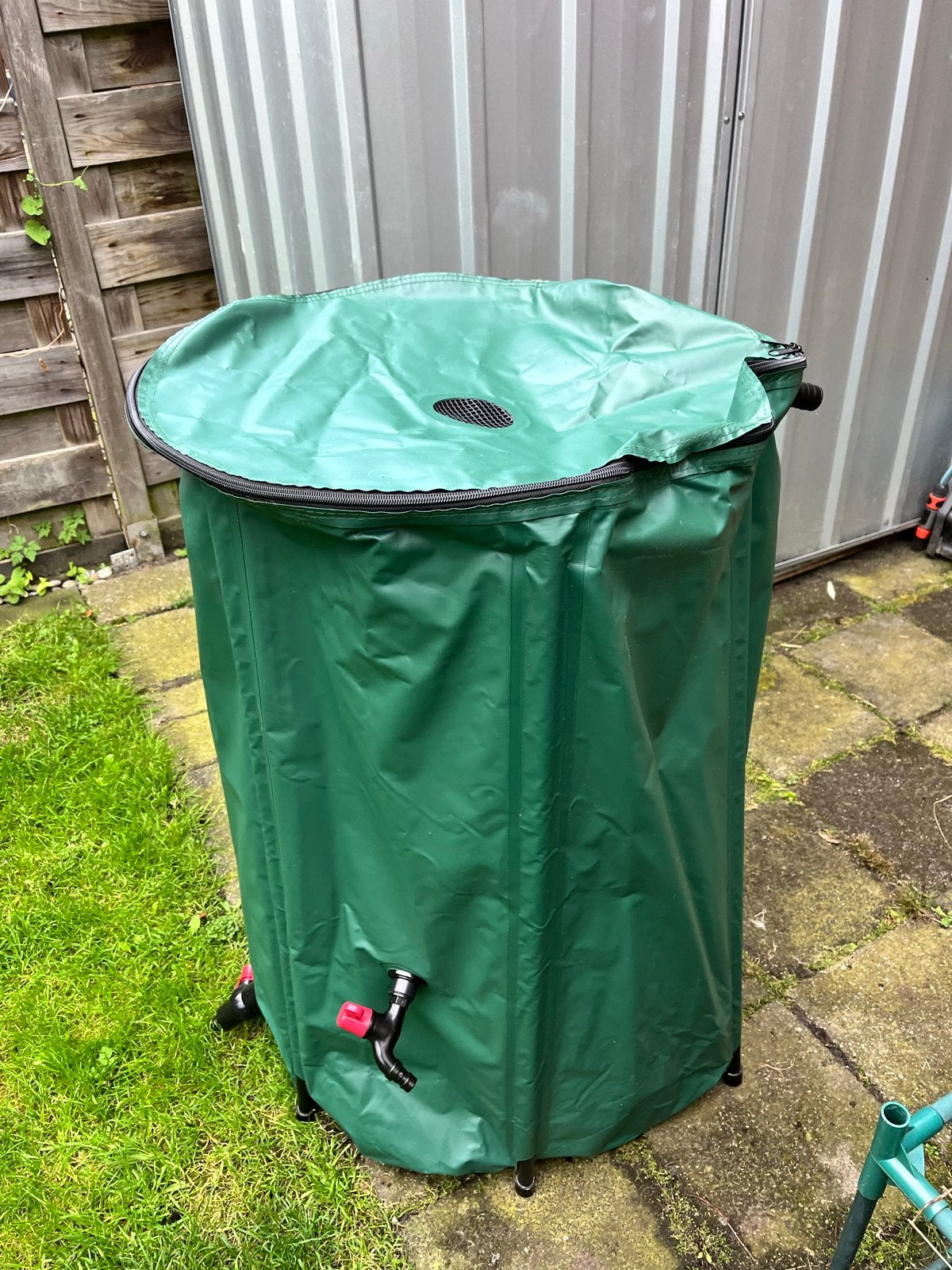Opvouwbare Regenton 250L  - nieuw, Ophalen, Kunststof, Met kraantje, 150 liter of meer