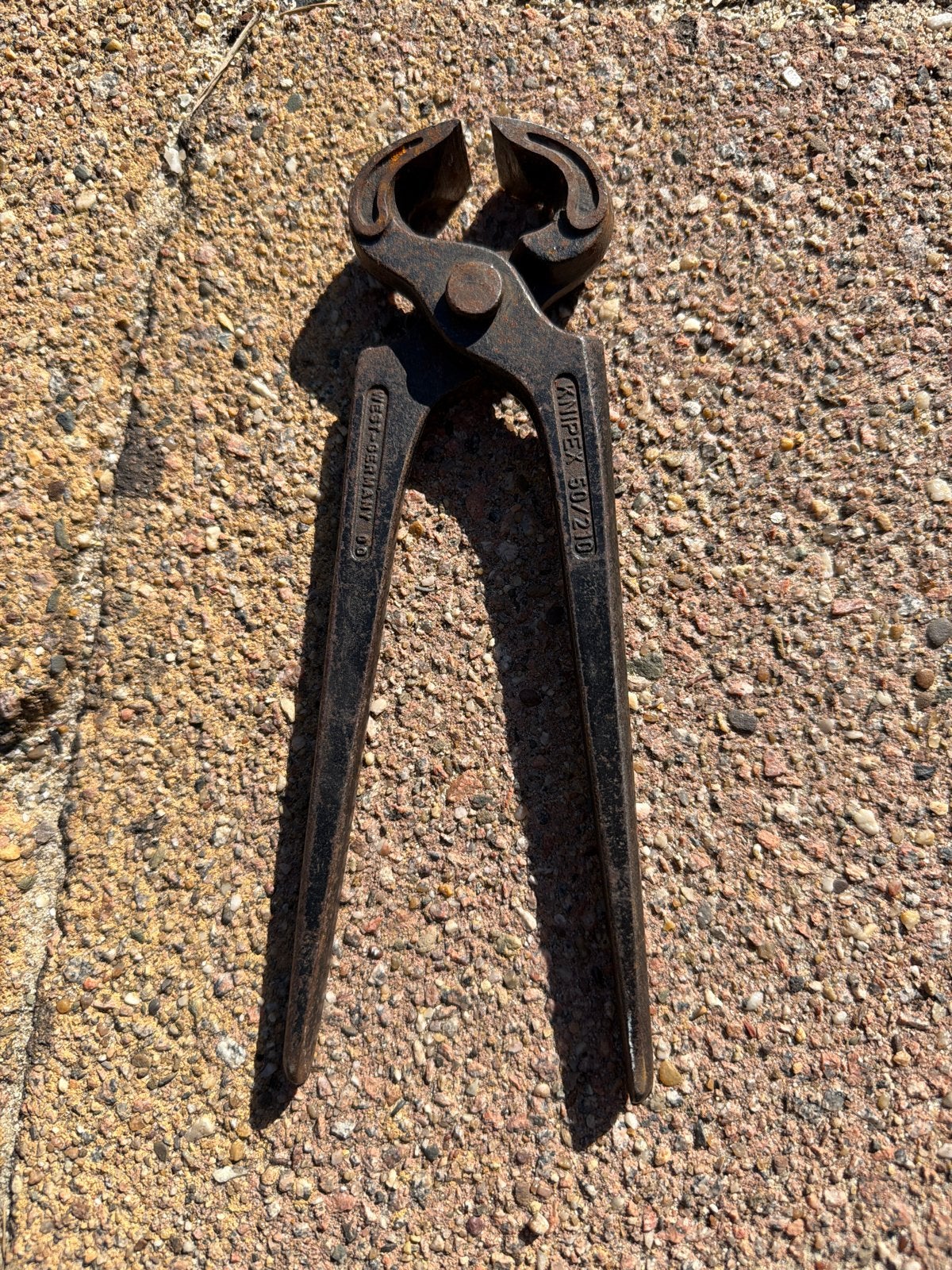 Knipex 50/210 Nijptang - West-Germany, Ophalen of Verzenden, Gebruikt, Tang, Knipex