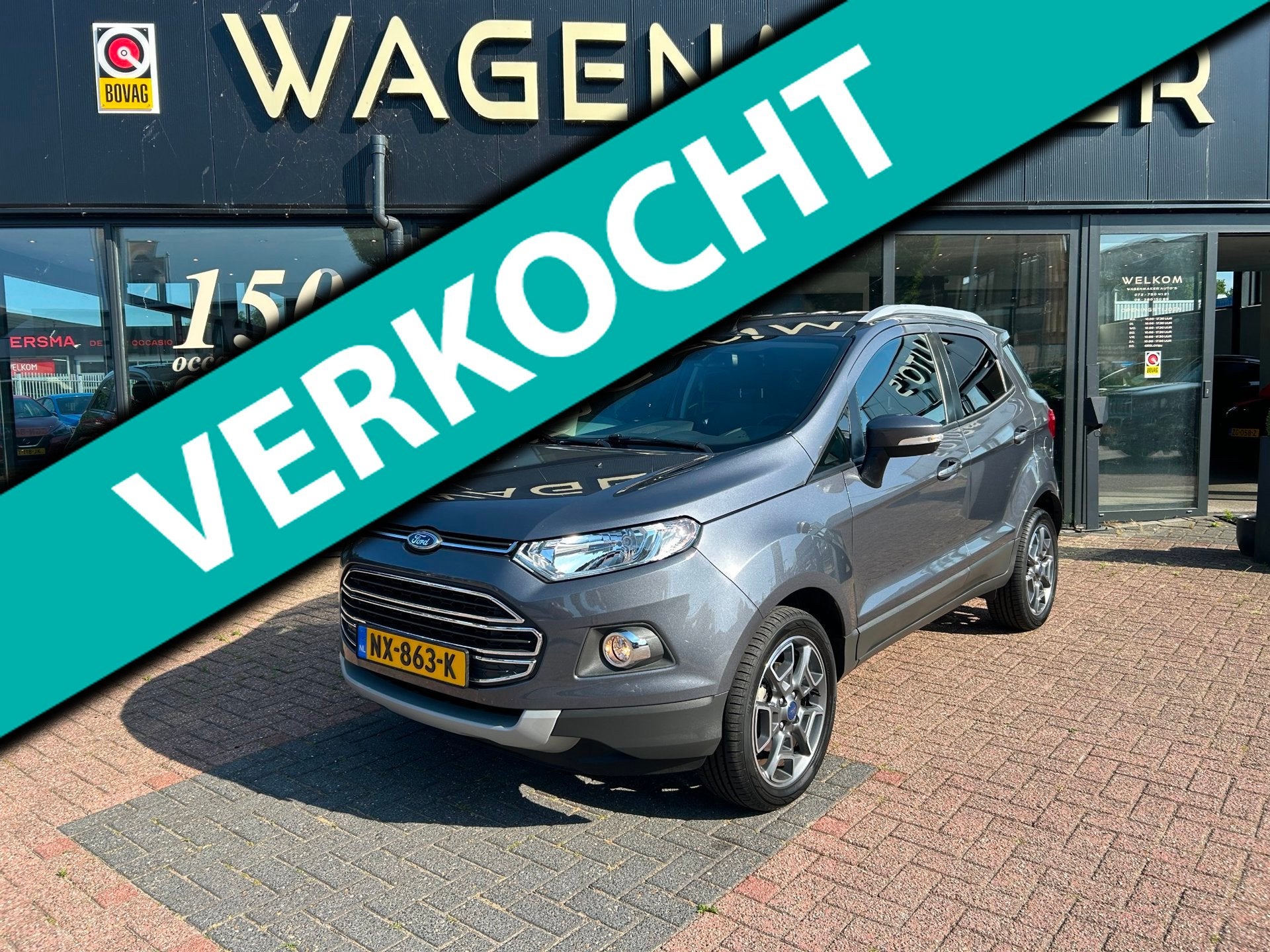 Ford EcoSport 1.5 Ti-VCT Titanium AUT|Cruise|NAVI|DealerOH, Auto's, Stof, Euro 6, Origineel Nederlands, Bedrijf