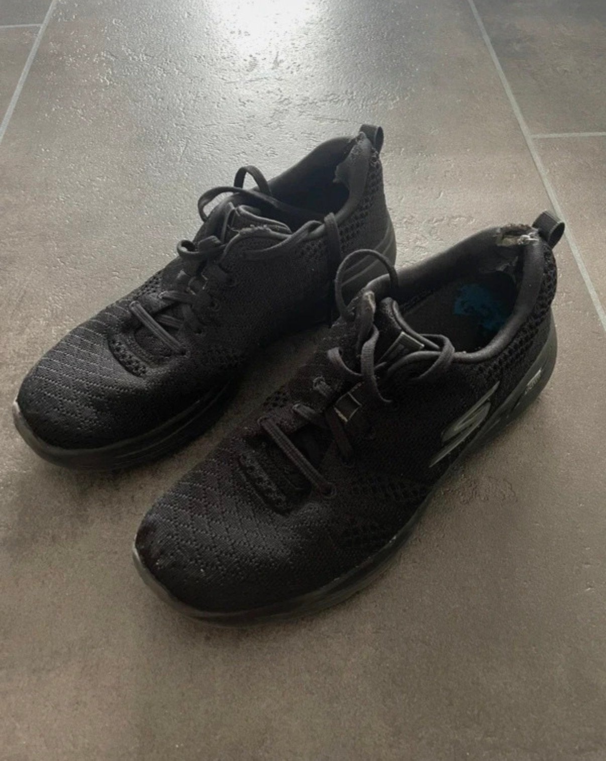 Zwarte Skechers Arch Fit sneakers dames maat 39, Verzenden, Gedragen, Zwart, Sneakers of Gympen
