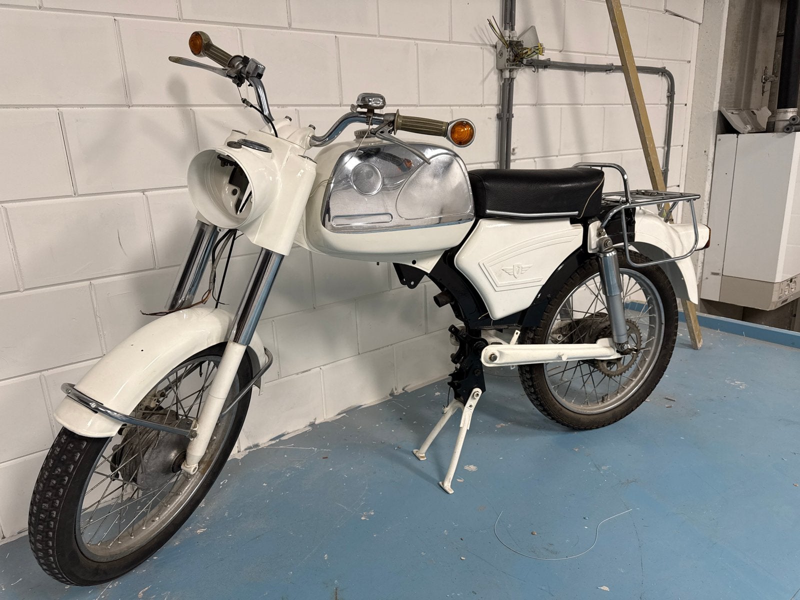Zundapp KS100 rijwielgedeelte in Zwitserse uitvoering, Fietsen en Brommers, Ophalen of Verzenden, Gebruikt, Frame