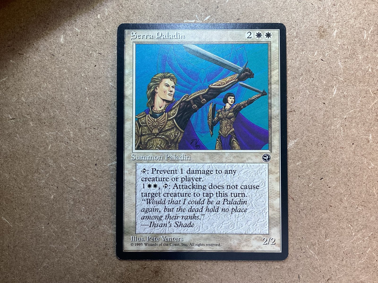 1x Serra Paladin (Excellent), Ophalen of Verzenden, Zo goed als nieuw, Losse kaart