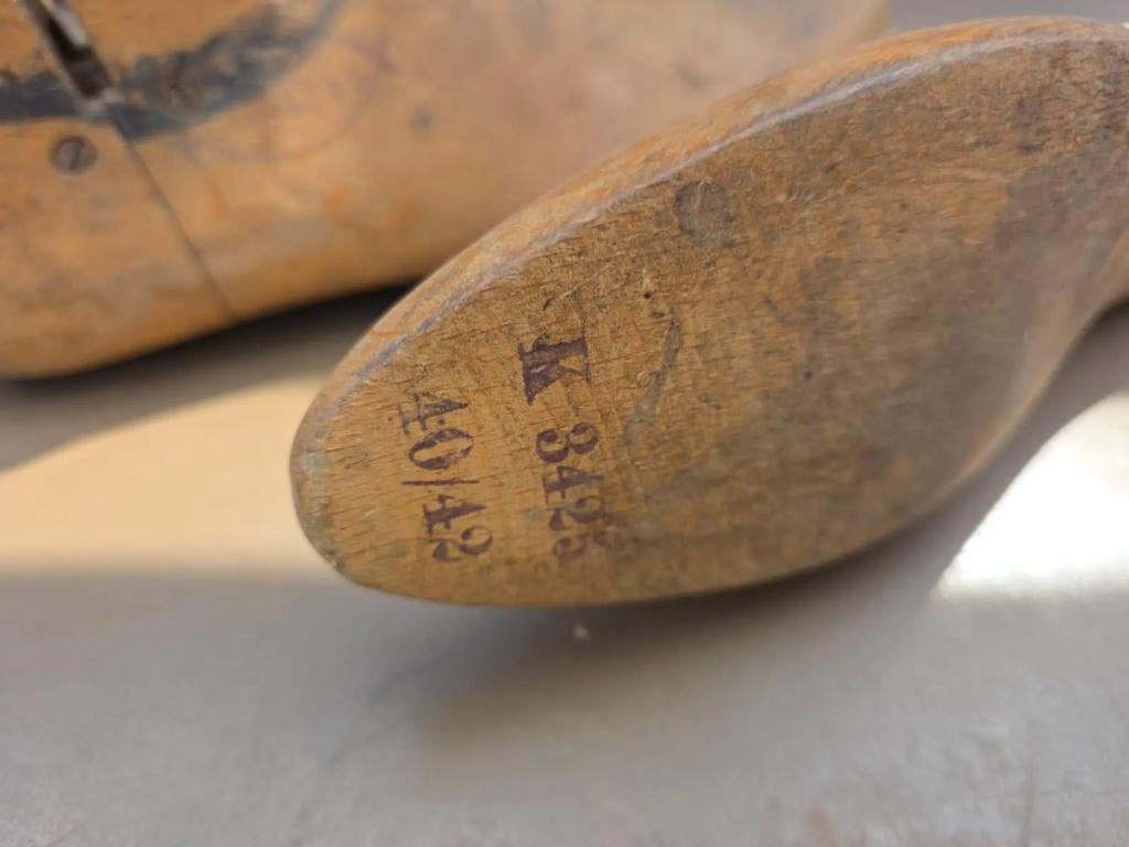 Partij van 86 unieke antieke houten schoenleesten, Ophalen of Verzenden