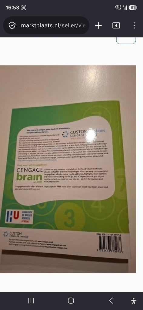 Entrepreneurial Finance Business Modelling(boek), Ophalen, Beta, Zo goed als nieuw, HBO