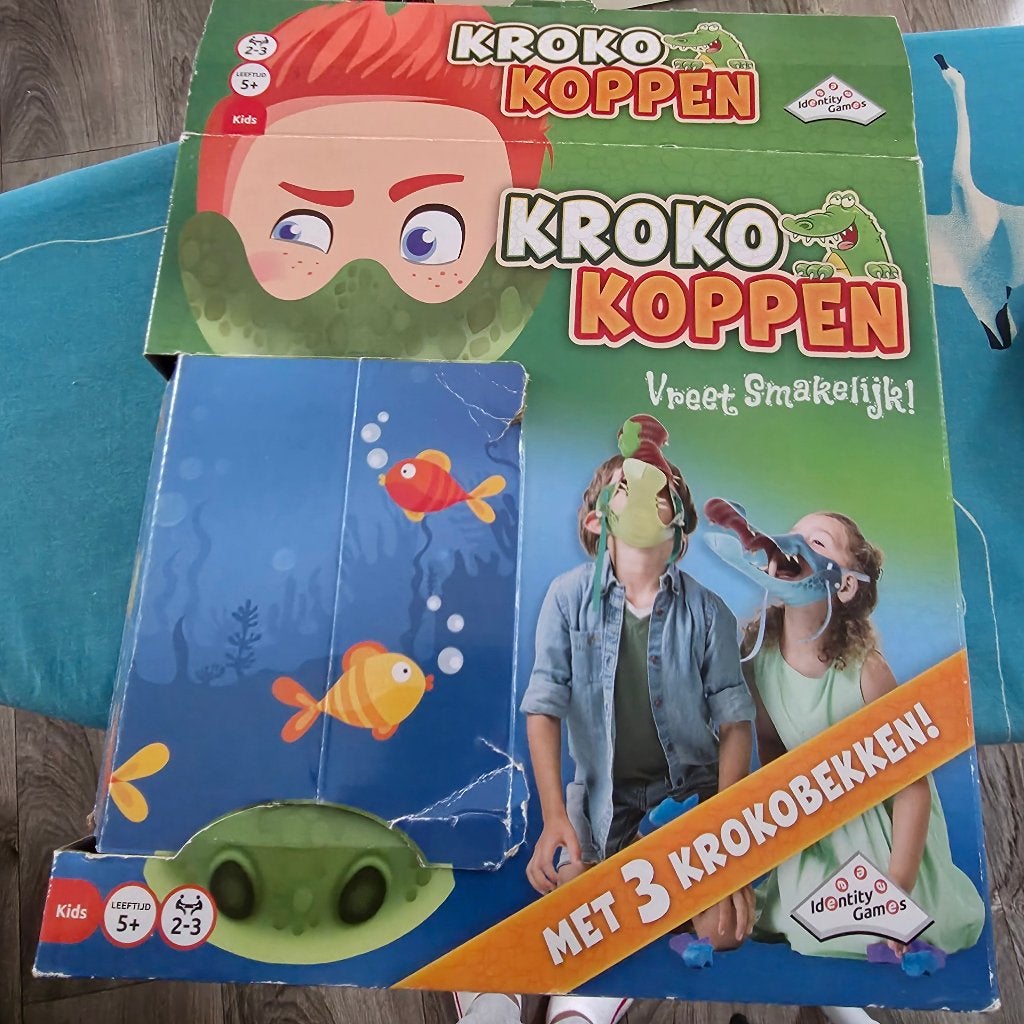 Krokokoppen spel gratis, Een of twee spelers, Ophalen, Gebruikt