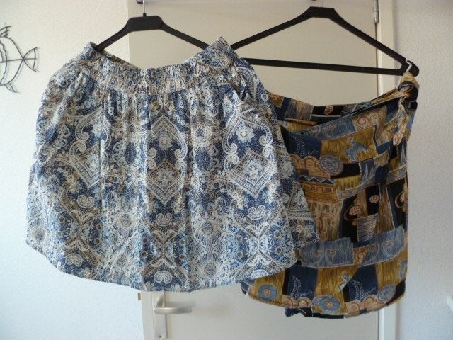 2 Leuke, fleurige zomerrokjes. Maat 38/40., Maat 38/40 (M), Meerkleurig, Ophalen of Verzenden, Zo goed als nieuw