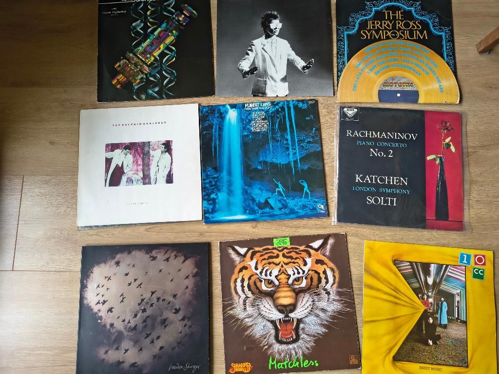 Verzameling lp's - rock jazz folk en meer 58 stuks, Gebruikt, Overige genres, 1980 - 1989, Ophalen of Verzenden