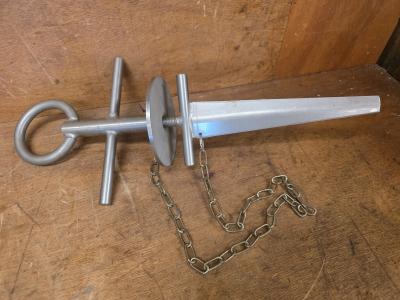 Quick lock bolder / meerpen rvs, Niet ingevuld, Gebruikt, Niet ingevuld, Niet ingevuld