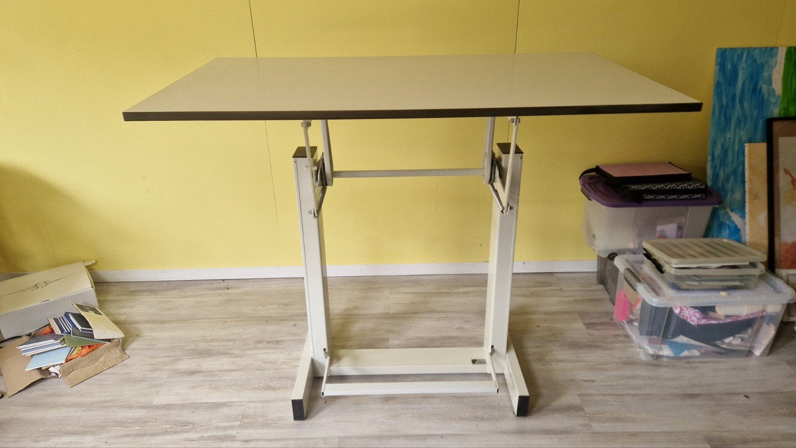 Tekentafel - Verstelbaar en Stevig, Ophalen, Gebruikt, 130 tot 150 cm
