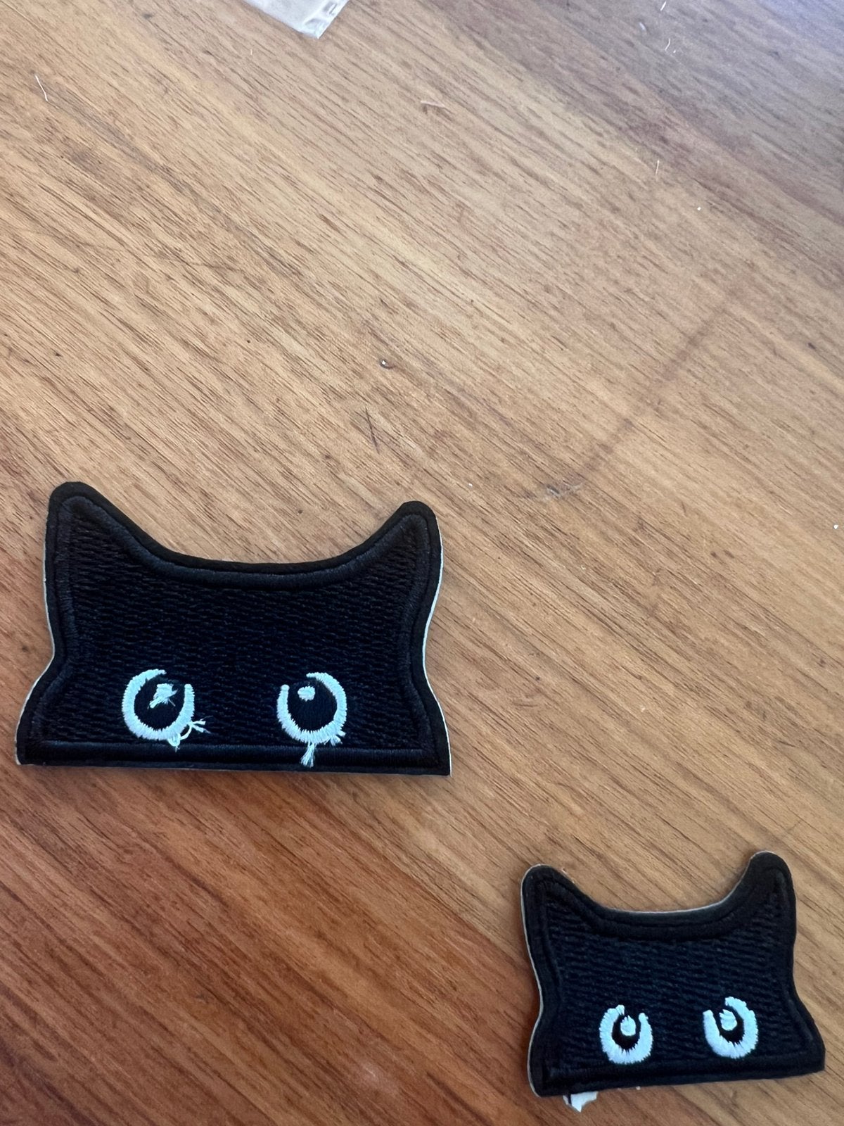 2 Plak Applicaties Zwarte Katten, Ophalen of Verzenden, Nieuw