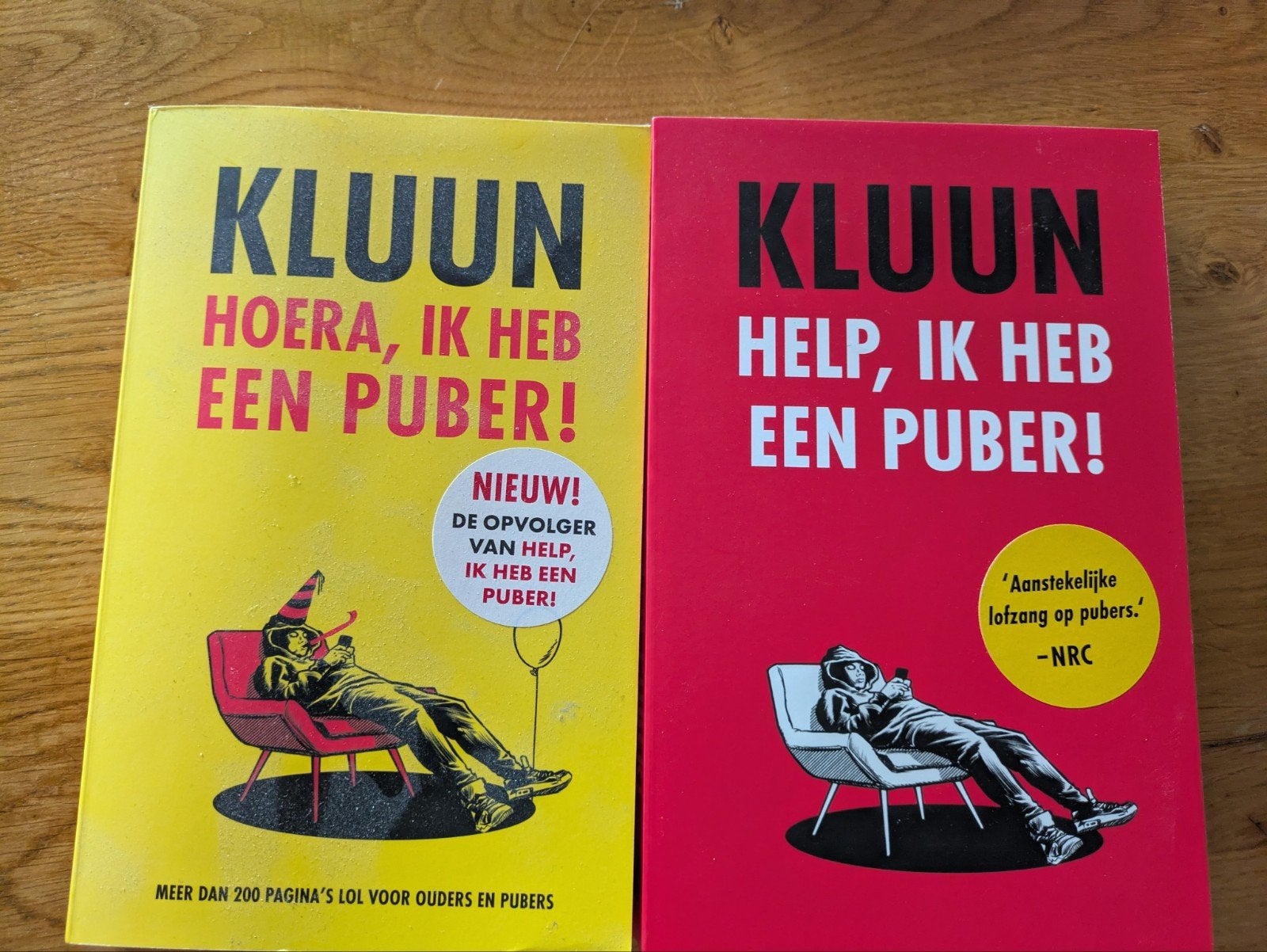 Kluun: Help, ik heb een puber! & Hoera, ik heb een puber!, Ophalen of Verzenden, Zo goed als nieuw, Opvoeding vanaf 10 jaar, Kluun