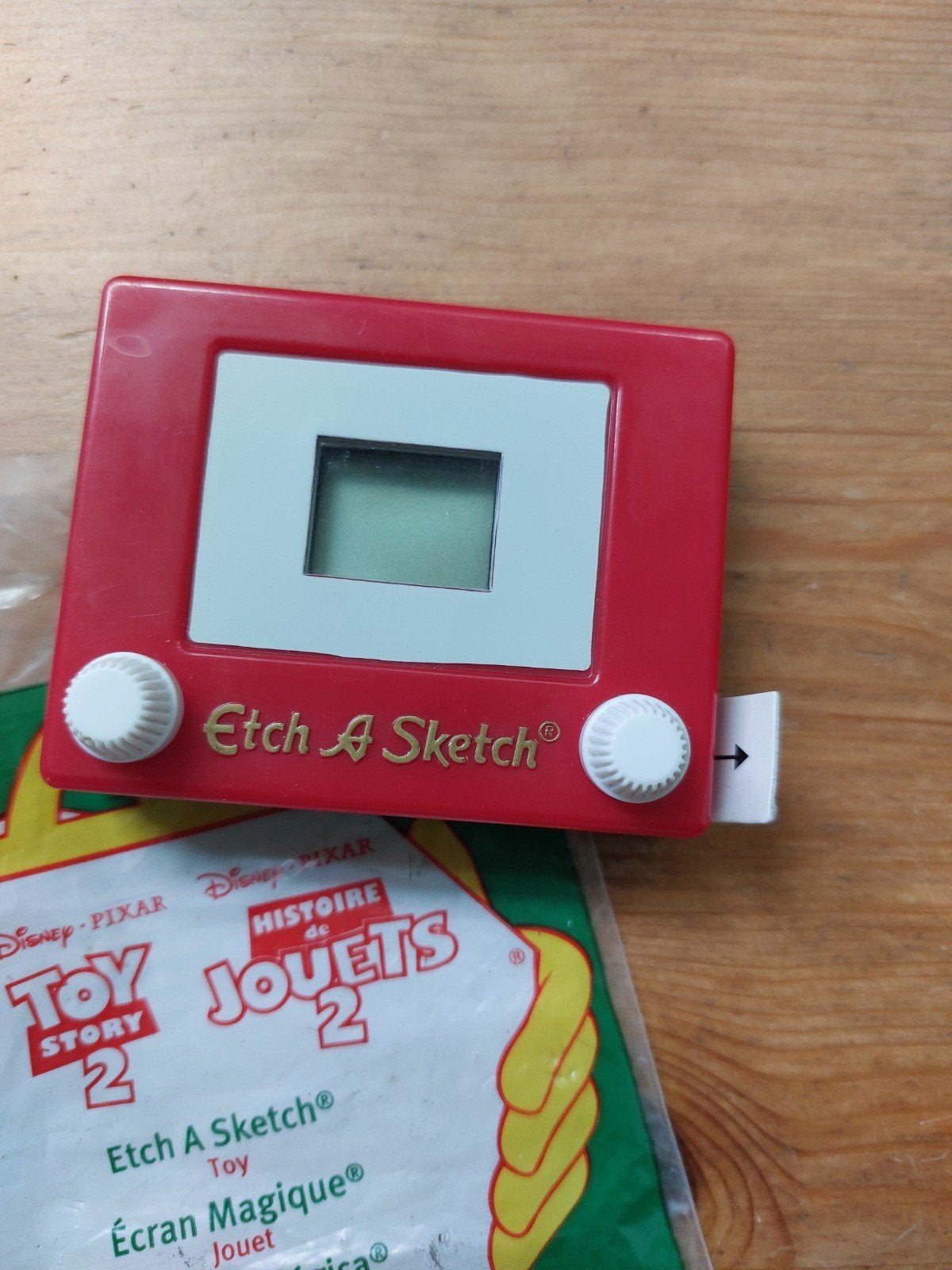 Toy story 2 mcdonalds speeltje etch a sketch amerika, Ophalen of Verzenden