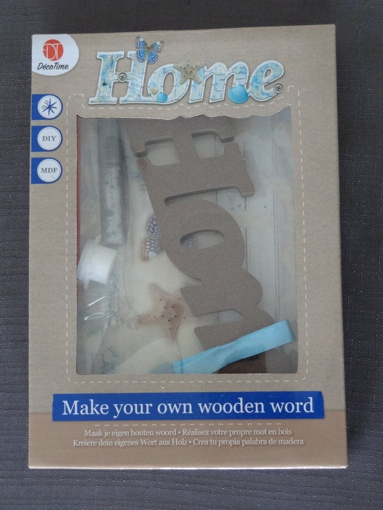 Make Your Own Word ‘Home’ >Snelle Verzending!<, Ophalen of Verzenden, Zo goed als nieuw, Knutselwerk
