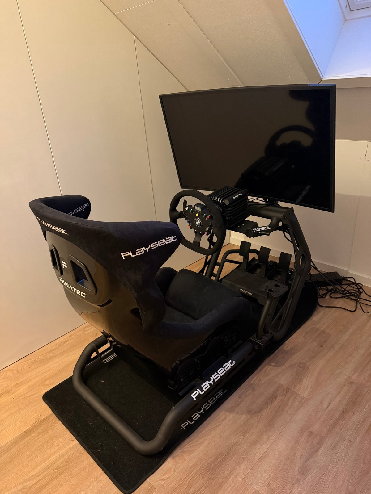 Playseat Sensation Pro, Fanatec DD+, BMW GT2, CSL Elite, Ophalen, Zo goed als nieuw