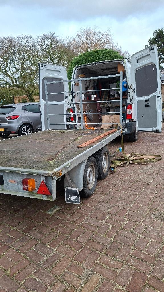 Plateau wagen, Auto diversen, Aanhangers en Bagagewagens, Ophalen, Gebruikt