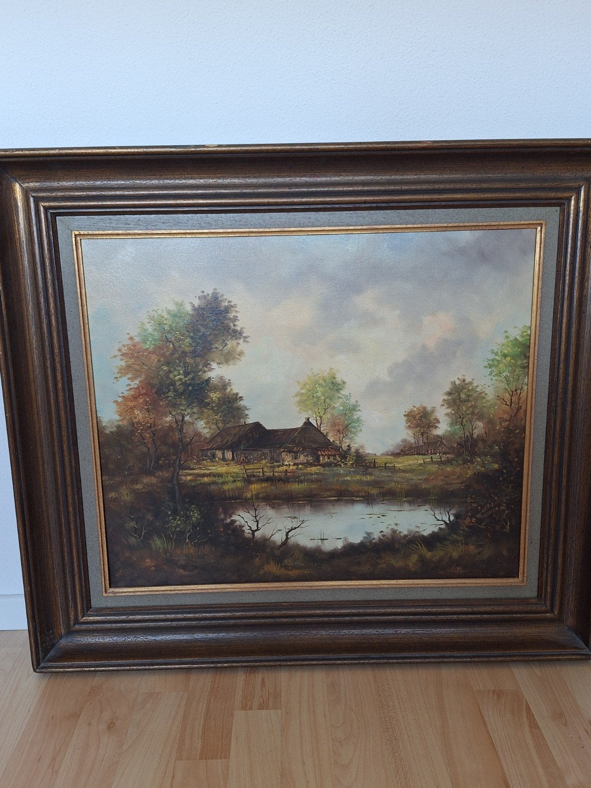 Schilderij olieverf op linnen van C. Verbeek, Antiek en Kunst, Ophalen