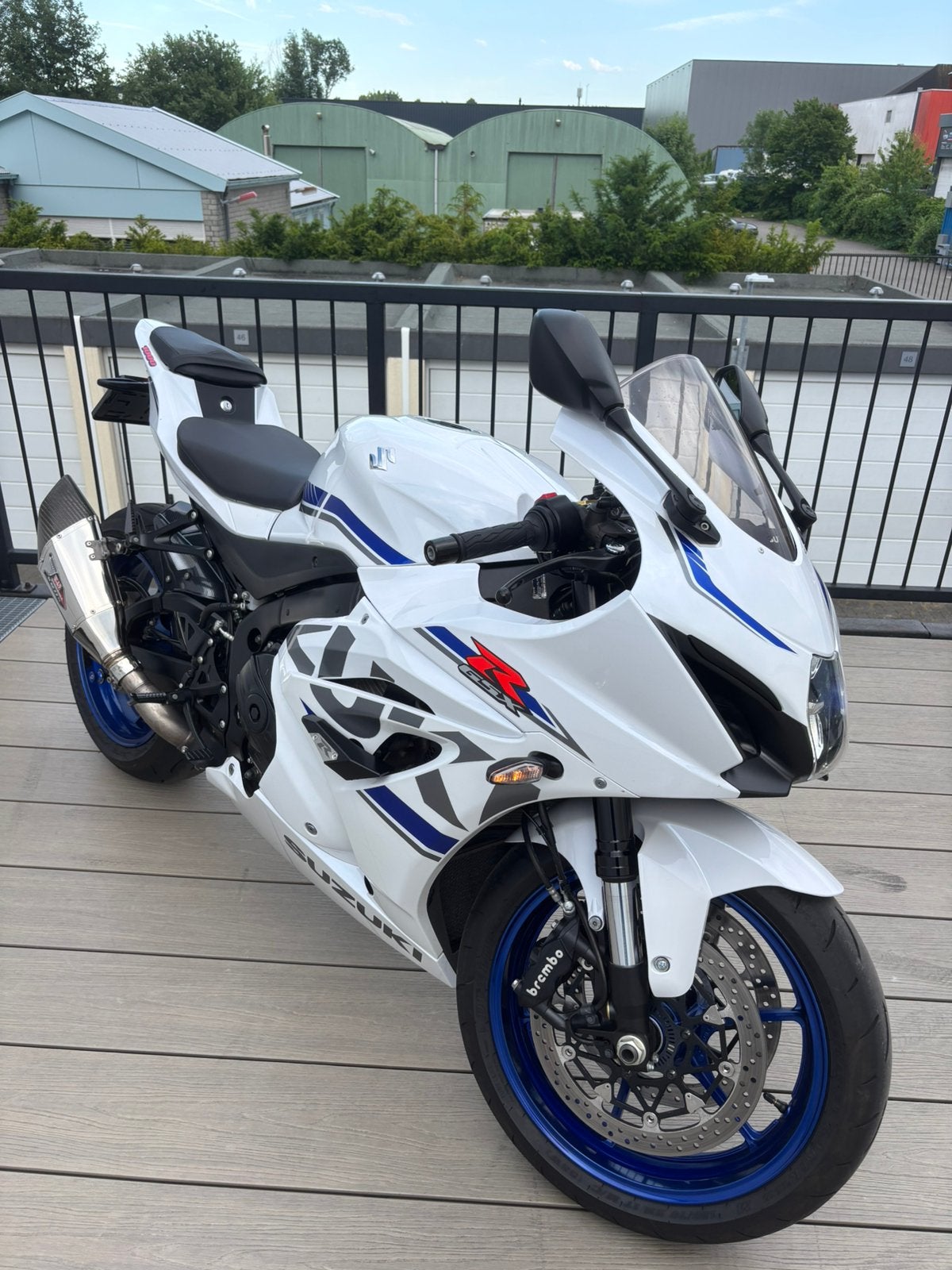 Suzuki GSX-R1000 White Pearl | 2021 | 202 PK | 17.221 km, Motoren, Motoren | Suzuki, Super Sport, Particulier, Sportuitlaat