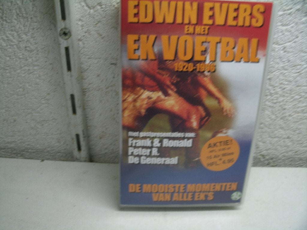 vhs 112a edwin evers en het ek voetbal 1920-1996, Alle leeftijden, Overige typen, Ophalen of Verzenden, Zo goed als nieuw
