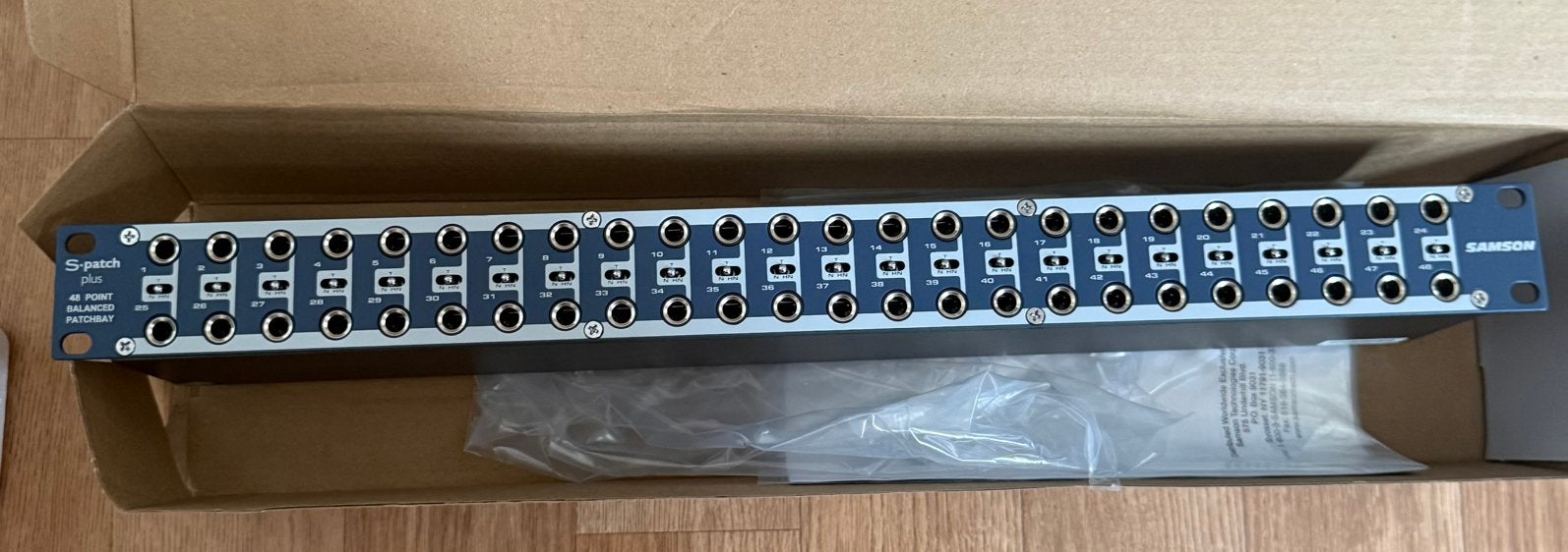 Samson S Parch plus patchbays (2 units- 90 each), Ophalen of Verzenden, Zo goed als nieuw