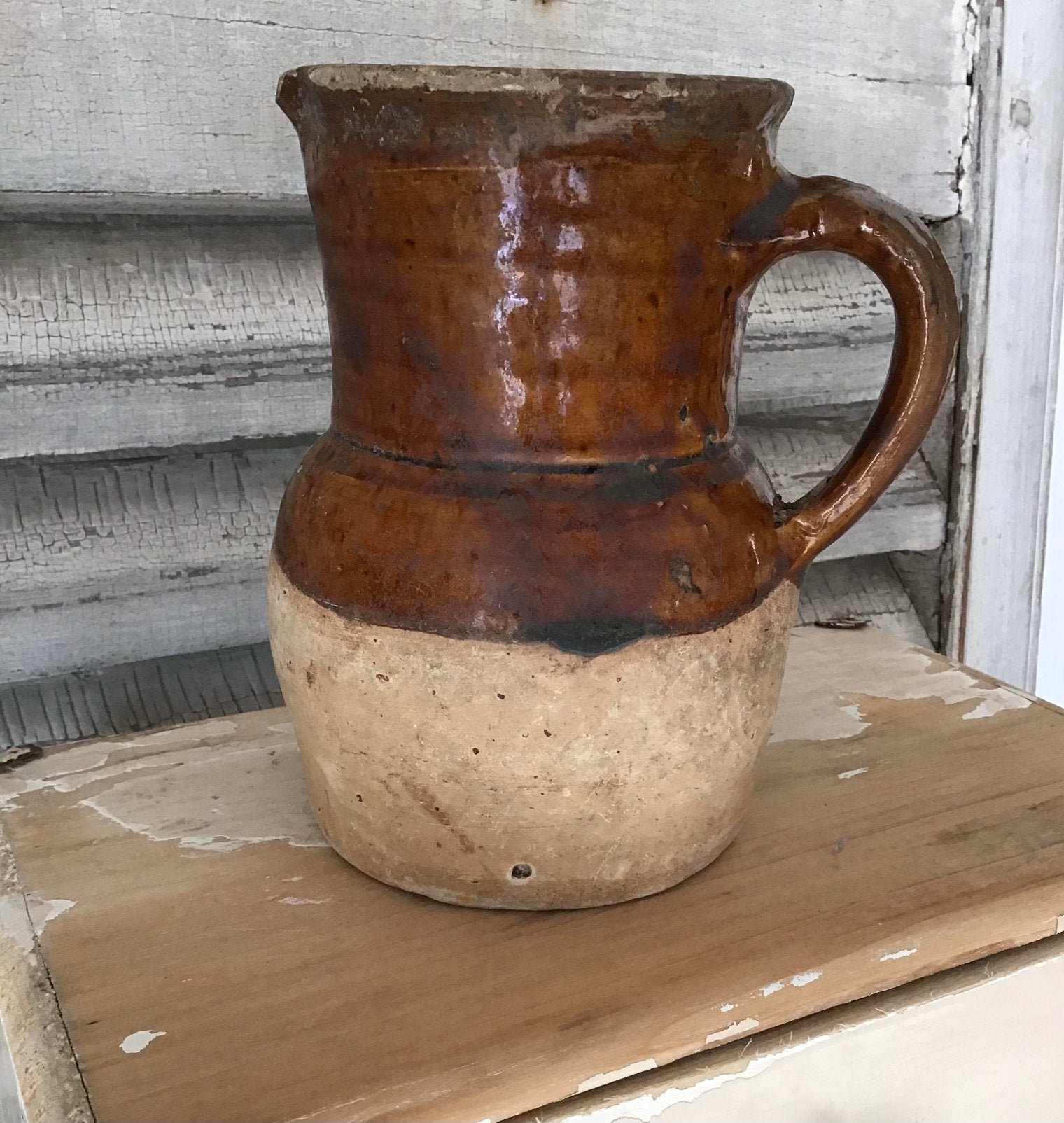 Kruik/pot/oude Franse kan/kan/aardewerk, Antiek en Kunst, Ophalen of Verzenden