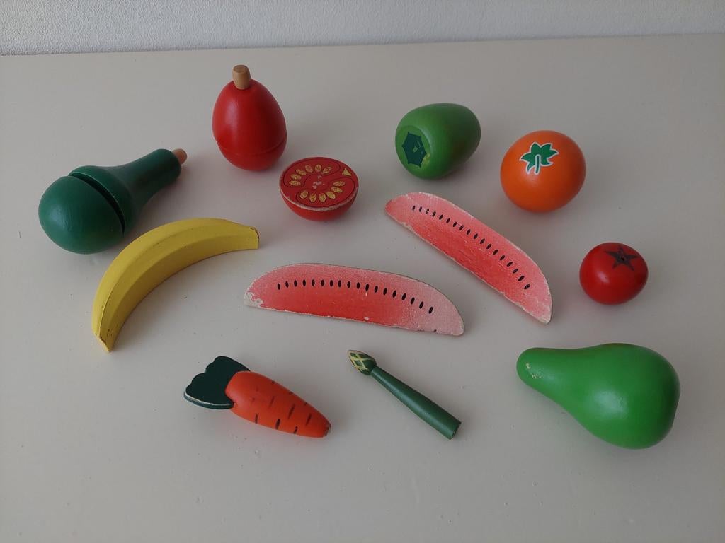Houten fruit en groenten, Ophalen of Verzenden, Gebruikt