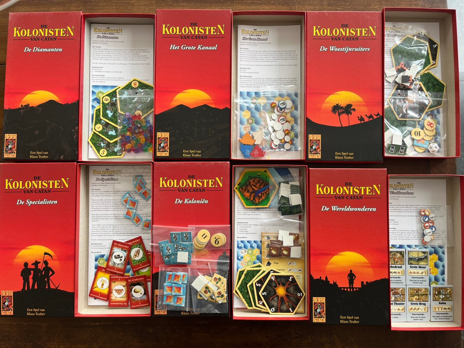 Kolonisten van Catan - 6 scenario’s, Ophalen of Verzenden, Zo goed als nieuw