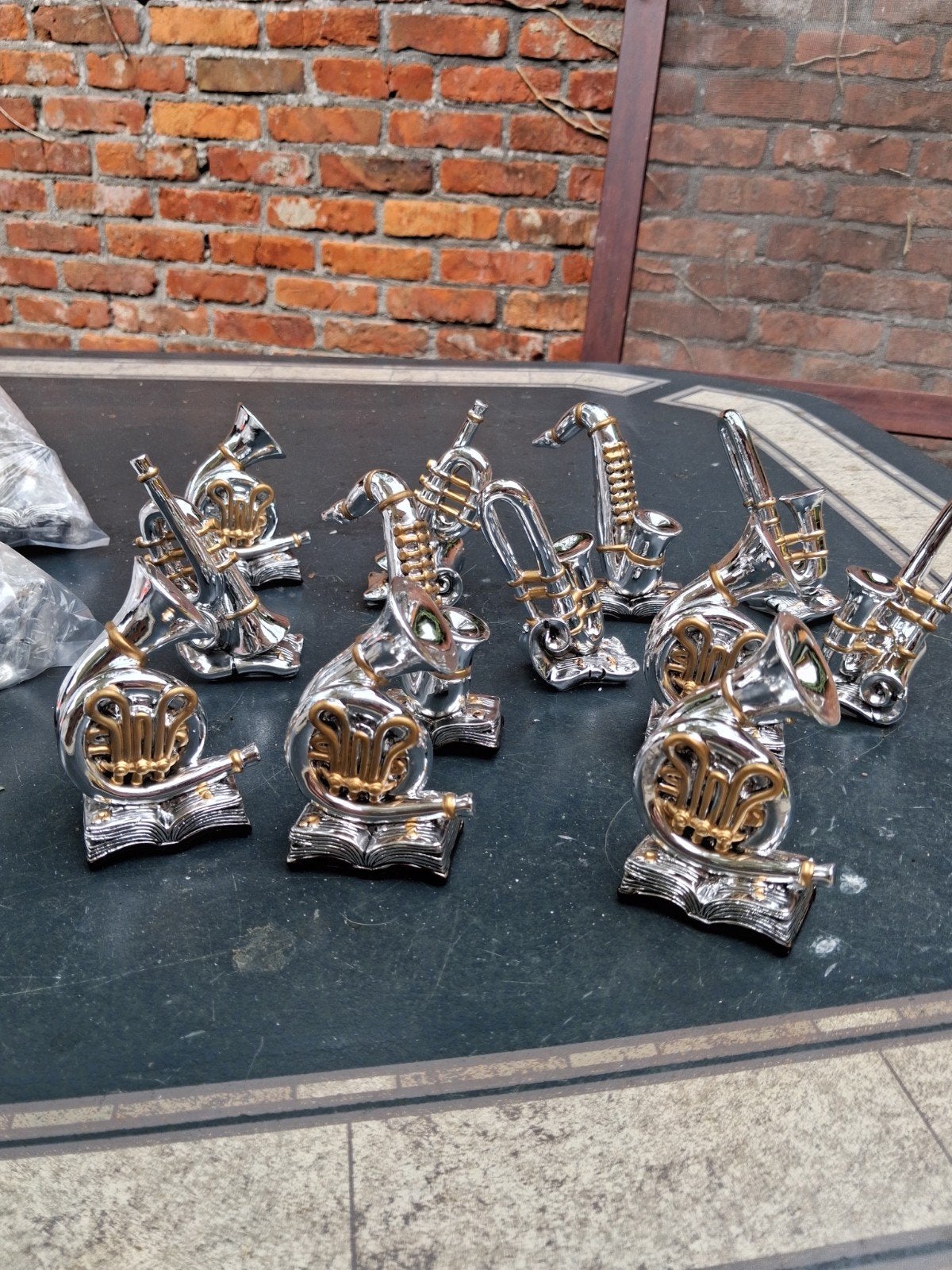 Miniatuur Muziekinstrumenten Set - Decoratie, Ophalen of Verzenden, Gebruikt, Overige soorten