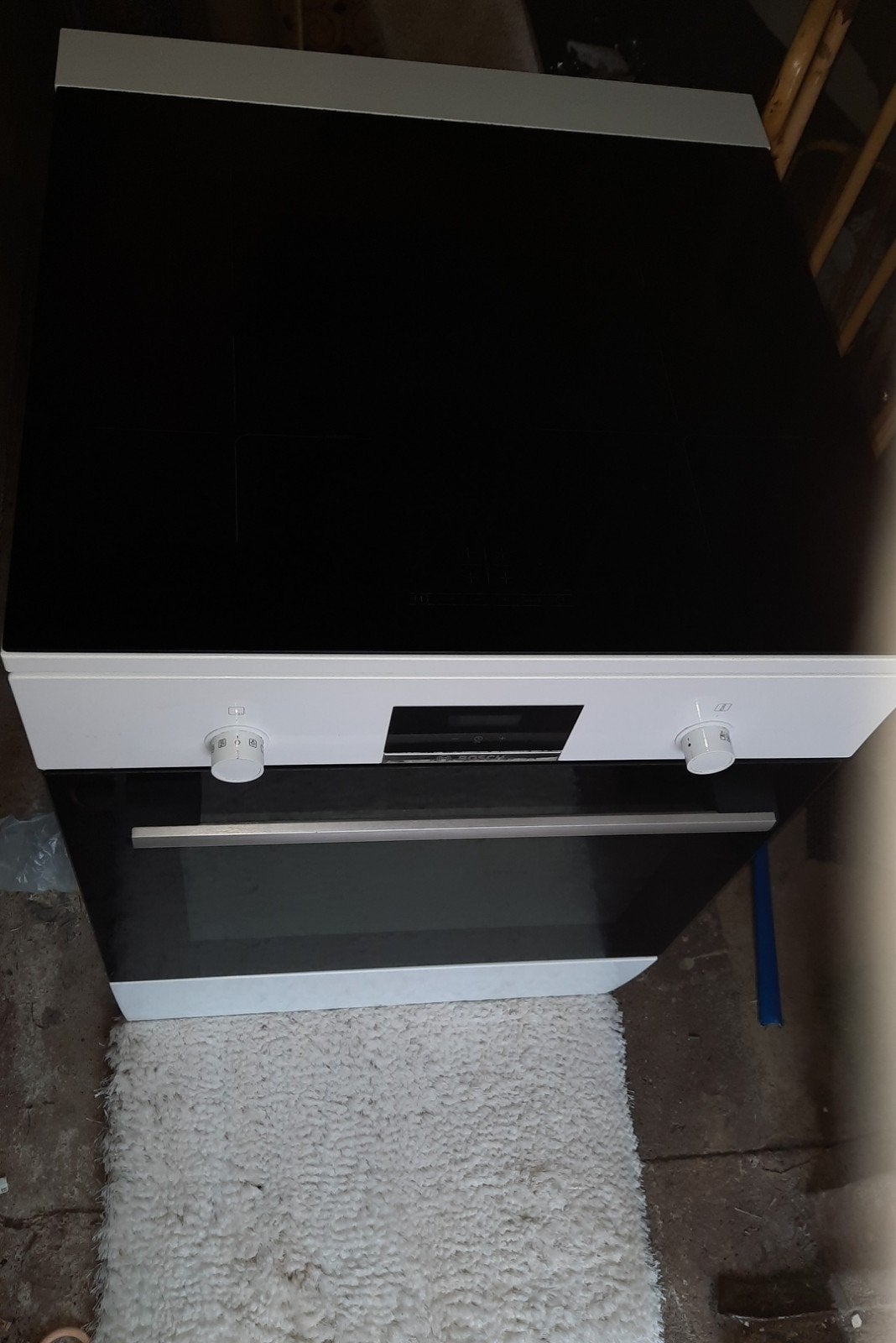 Inductie fornuis, Ophalen, Zo goed als nieuw, 85 tot 90 cm