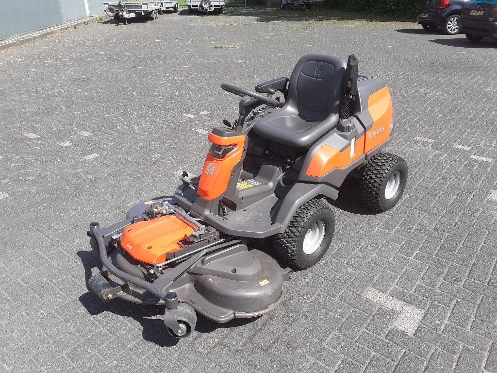 Husqvarna R420TsX AWD frontmaaier met 122cm dek, Nette staat, Ophalen of Verzenden, Zo goed als nieuw, Husqvarna, 90 tot 120 cm